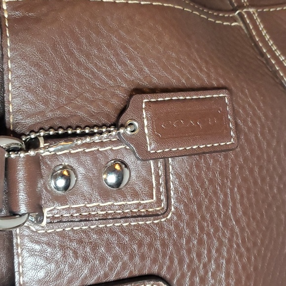 Coach Brown Satchel Bag - Picture 2 of 8
